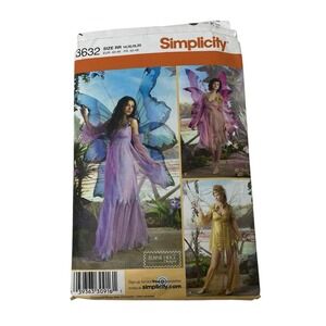 SIMPLICITY Sewing Pattern Fairy Costume 3632  Sz. 14-20  New Uncut Elaine Heigl‎